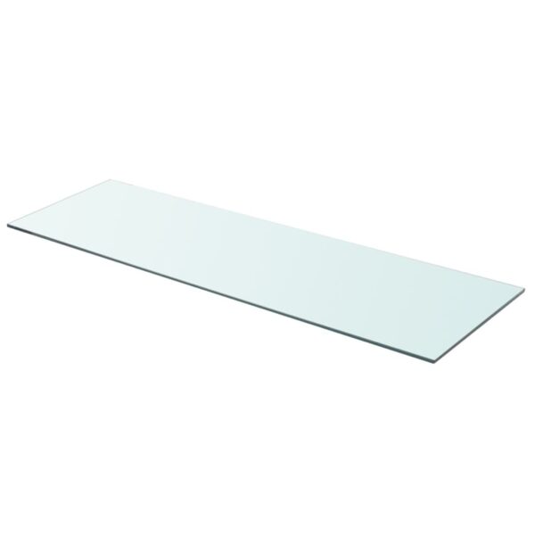 vidaXL Shelves 2 pcs Panel Glass Clear 35.4"x11.8" - Image 2