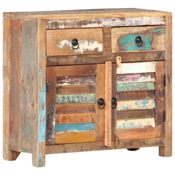 vidaXL Sideboard 27.6"x11.8"x26.8" Solid Reclaimed Wood