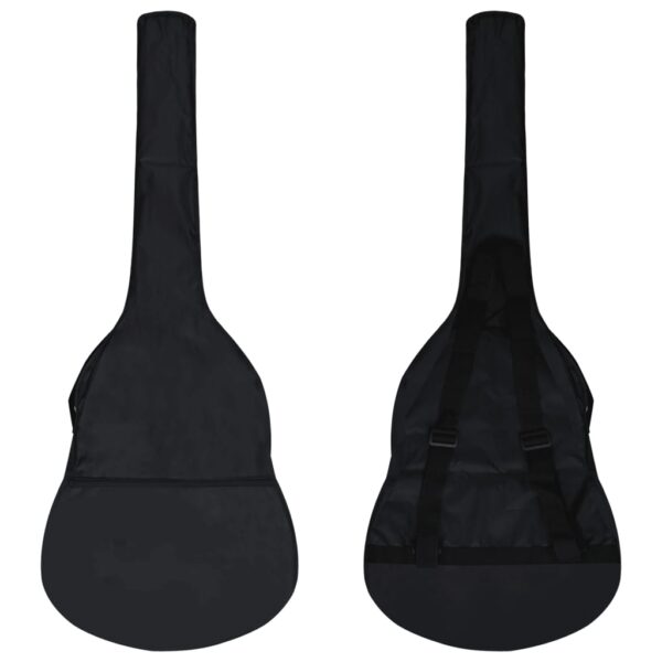 vidaXL 8 Piece Classical Guitar Beginner Set Black 3/4 36" - Image 3