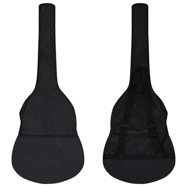 vidaXL 8 Piece Classical Guitar Beginner Set Black 1/2 34" - Image 3