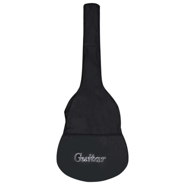 vidaXL Guitar Bag for 4/4 Classical Guitar Black 39.4"x14.6" Fabric - Image 2