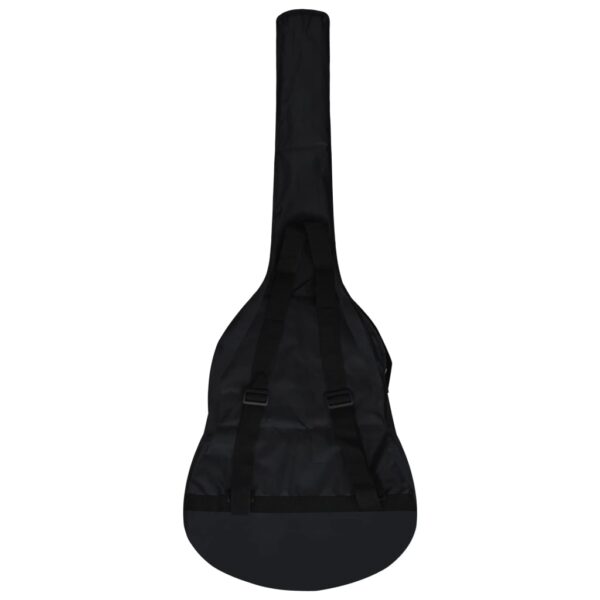 vidaXL Guitar Bag for 4/4 Classical Guitar Black 39.4"x14.6" Fabric - Image 3