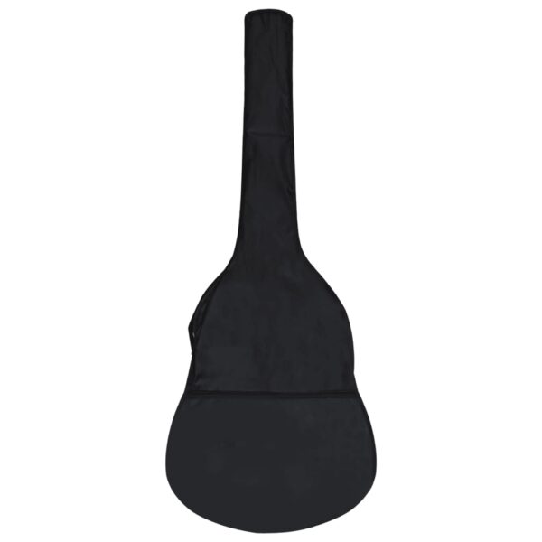 vidaXL Guitar Bag for 3/4 Classical Guitar Black 37"x13.8" Fabric - Image 2