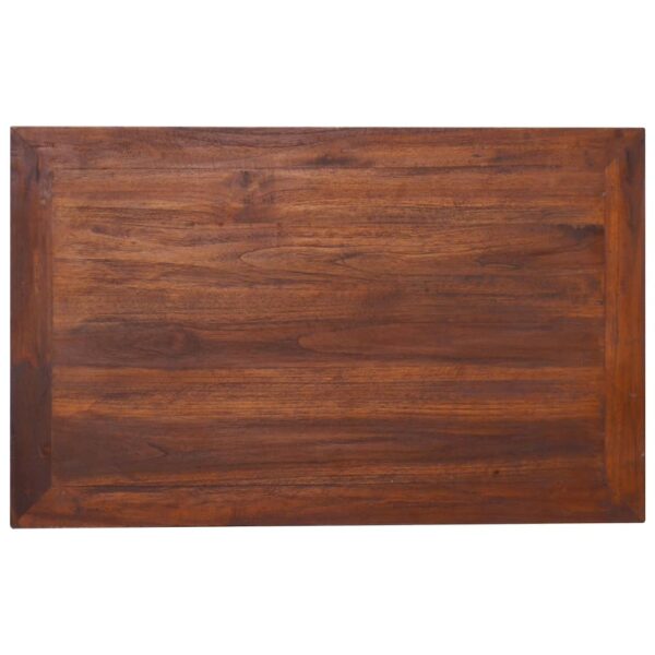 vidaXL Coffee Table 31.5"x19.7"x15.7" Solid Teak Wood - Image 6