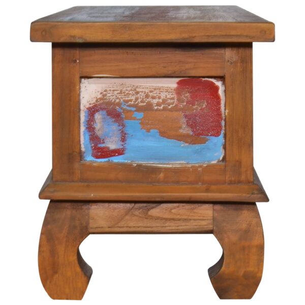 vidaXL TV Stand 43.3"x13.8"x15.7" Reclaimed Teak Wood - Image 4