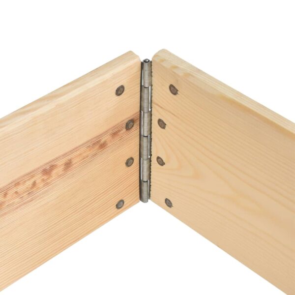 vidaXL Pallet Collar 39.4"x39.4" Solid Pine Wood - Image 5