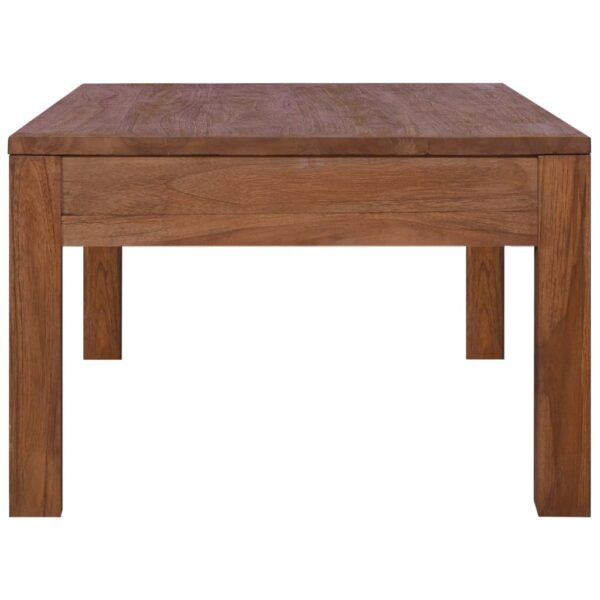 vidaXL Coffee Table 43.3"x23.6"x15.7" Solid Teak Wood - Image 4