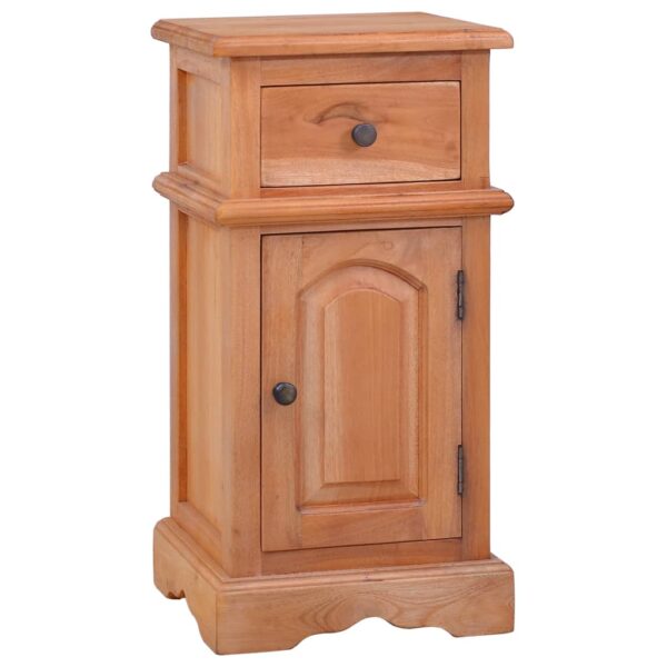 vidaXL Bedside Cabinet Solid Mahogany Wood