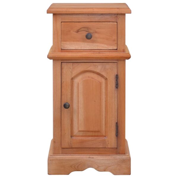 vidaXL Bedside Cabinet Solid Mahogany Wood - Image 2