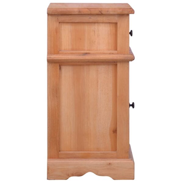 vidaXL Bedside Cabinet Solid Mahogany Wood - Image 4