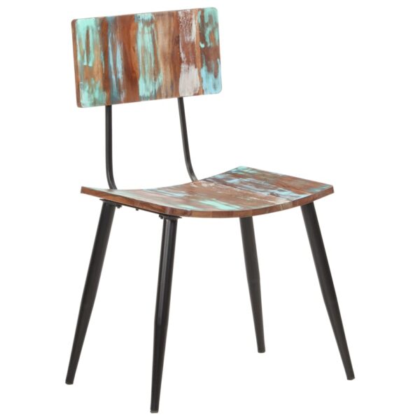 vidaXL Dining Chairs 2 pcs Solid Reclaimed Wood - Image 11