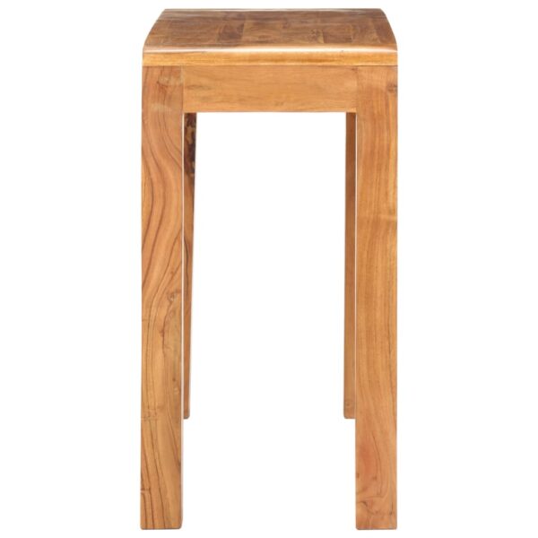 vidaXL Console Table 43.3"x15.7"x29.9" Solid Acacia Wood in Honey Finish - Image 3