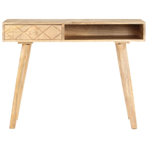 vidaXL Dressing Table 39.4"x19.7"x29.9" Solid Mango Wood - Image 3