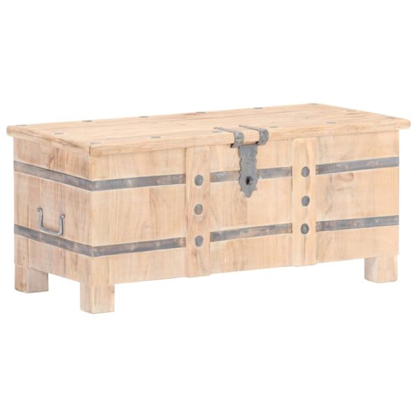 vidaXL Chest 35.4"x15.7"x15.7" Solid Acacia Wood - Image 11