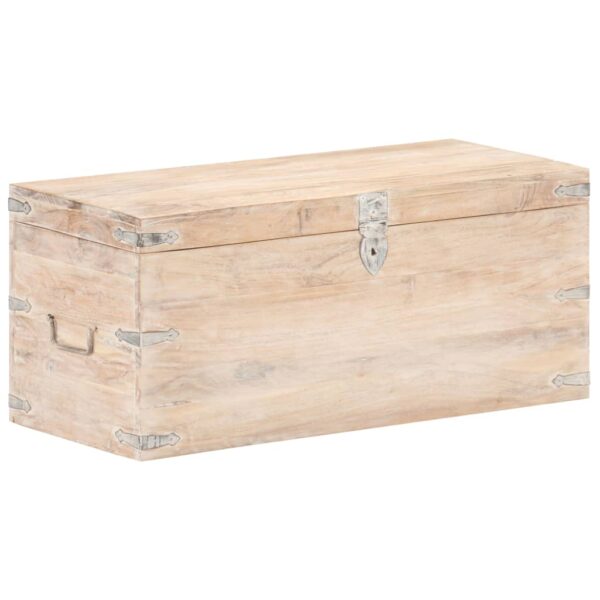 vidaXL Chest 35.4"x15.7"x15.7" Solid Acacia Wood - Image 11