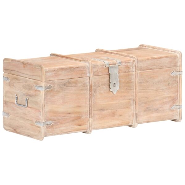 vidaXL Storage Chest 35.4"x15.7"x15.7" Solid Acacia Wood