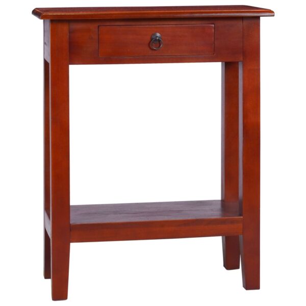 vidaXL Console Table Classical Brown 23.6"x11.8"x29.5" Solid Mahogany Wood