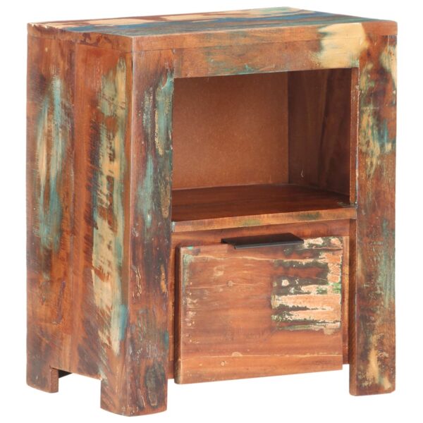 vidaXL Bedside Cabinet 15.7"x11.8"x19.7" Solid Reclaimed Wood