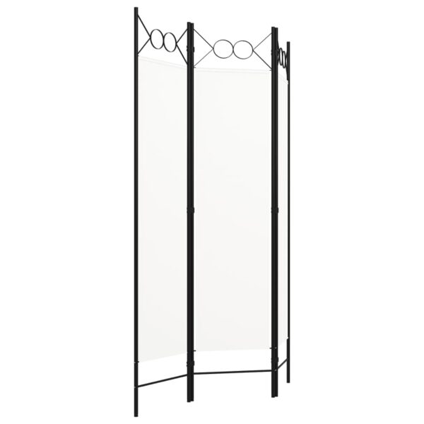 vidaXL 3-Panel Room Divider White 47.2"x70.9" - Image 3