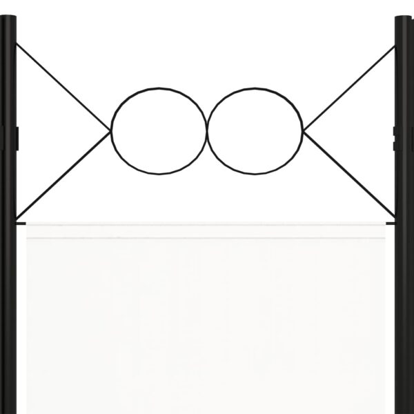 vidaXL 3-Panel Room Divider White 47.2"x70.9" - Image 5