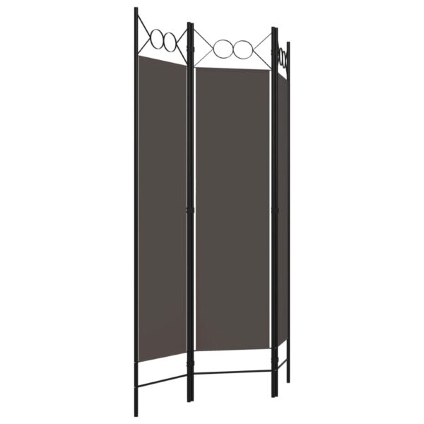 vidaXL 3-Panel Room Divider Anthracite 47.2"x70.9" - Image 3