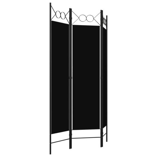 vidaXL 3-Panel Room Divider Black 47.2"x70.9" - Image 3