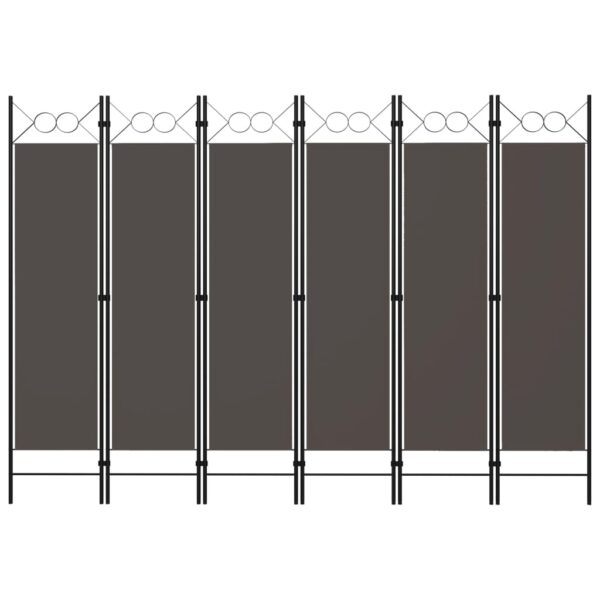 vidaXL 6-Panel Room Divider Anthracite 94.5"x70.9"