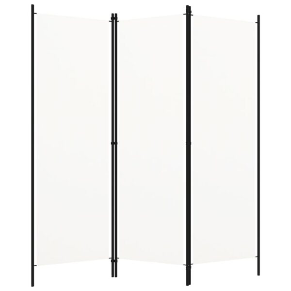 vidaXL 3-Panel Room Divider White 59.1"x70.9"