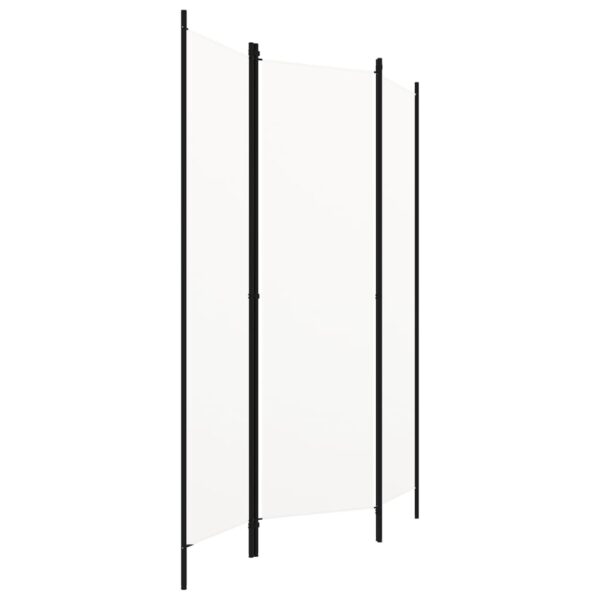 vidaXL 3-Panel Room Divider White 59.1"x70.9" - Image 2