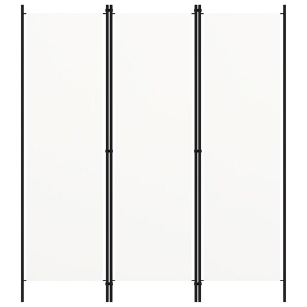 vidaXL 3-Panel Room Divider White 59.1"x70.9" - Image 3