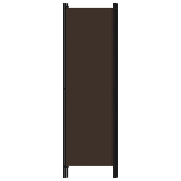 vidaXL 3-Panel Room Divider Brown 59.1"x70.9" - Image 4