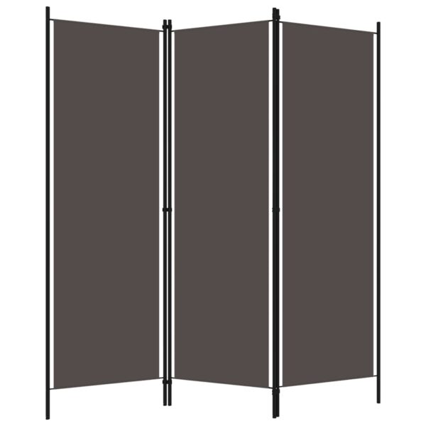 vidaXL 3-Panel Room Divider Anthracite 59.1"x70.9" - Image 2