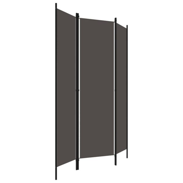 vidaXL 3-Panel Room Divider Anthracite 59.1"x70.9" - Image 3