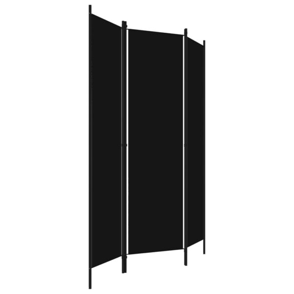 vidaXL 3-Panel Room Divider Black 59.1"x70.9" - Image 3