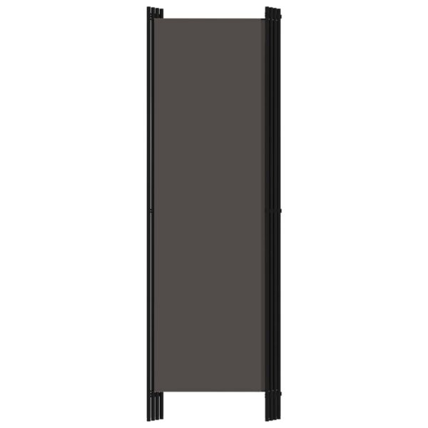 vidaXL 4-Panel Room Divider Anthracite 78.7"x70.9" - Image 4