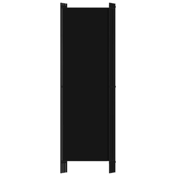 vidaXL 4-Panel Room Divider Black 78.7"x70.9" - Image 4