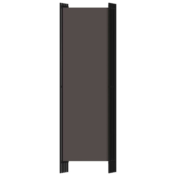 vidaXL 5-Panel Room Divider Anthracite 98.4"x70.9" - Image 4