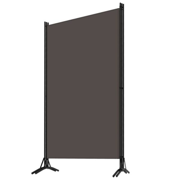 vidaXL 3-Panel Room Divider Anthracite 102.4"x70.9" Fabric - Image 3