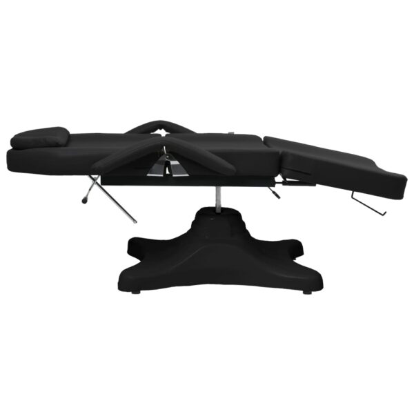 vidaXL Massage Table Black 70.9"x24.4"x(34.1"-46.5") - Image 4