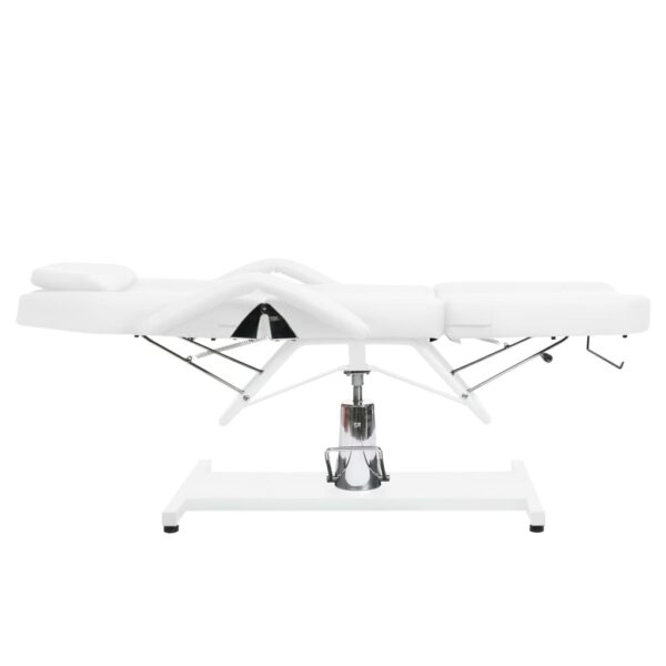 vidaXL Massage Table White 70.9"x24.4"x(34.3"-44.1") - Image 4