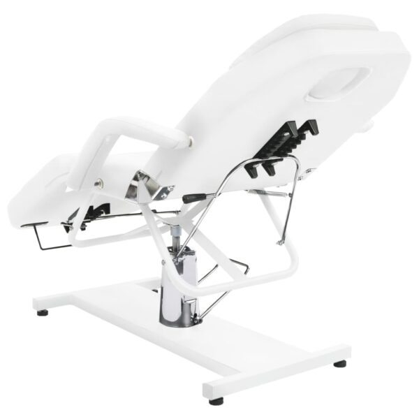 vidaXL Massage Table White 70.9"x24.4"x(34.3"-44.1") - Image 5