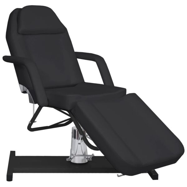 vidaXL Massage Table Black 70.9"x24.4"x(34.3"-44.1")