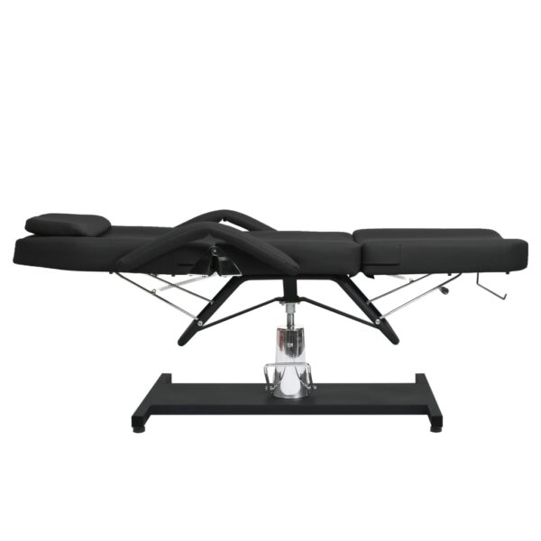 vidaXL Massage Table Black 70.9"x24.4"x(34.3"-44.1") - Image 4