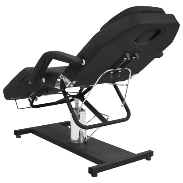 vidaXL Massage Table Black 70.9"x24.4"x(34.3"-44.1") - Image 5