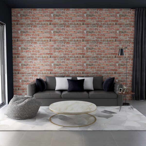 vidaXL 3D Wall Panels with Red Brick Design 11 pcs EPS