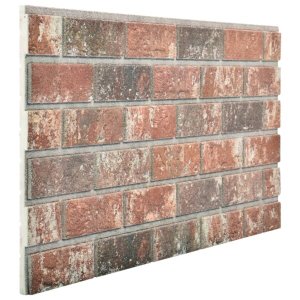 vidaXL 3D Wall Panels with Dark Brown & Gray Brick Design 11 pcs EPS - Image 5