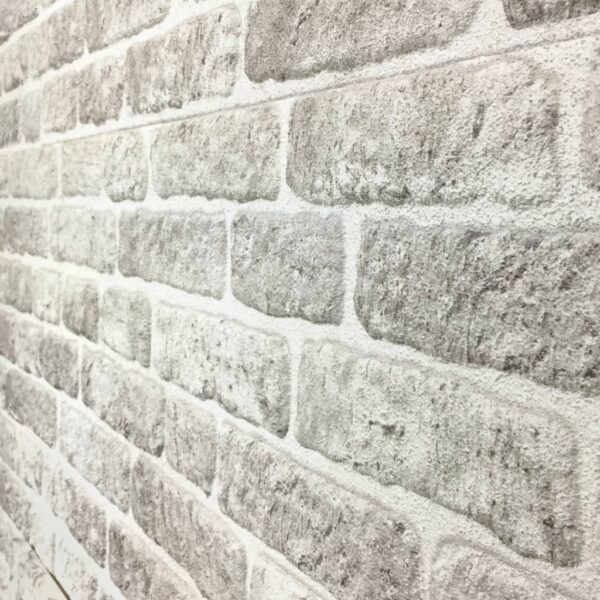 vidaXL 3D Wall Panels with Light Gray Brick Design 11 pcs EPS - Image 6