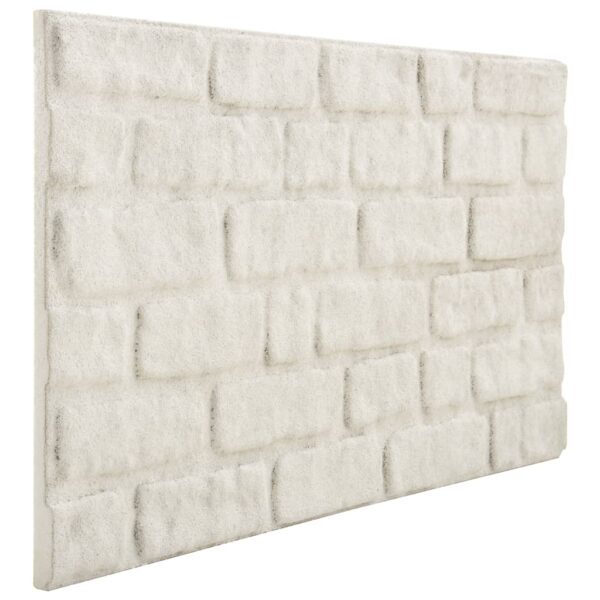 vidaXL 3D Wall Panels with White Brick Design 11 pcs EPS - Image 4