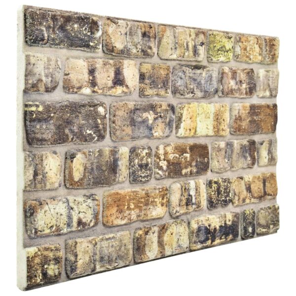 vidaXL 3D Wall Panels with Multicolor Brick Design 11 pcs EPS - Image 4