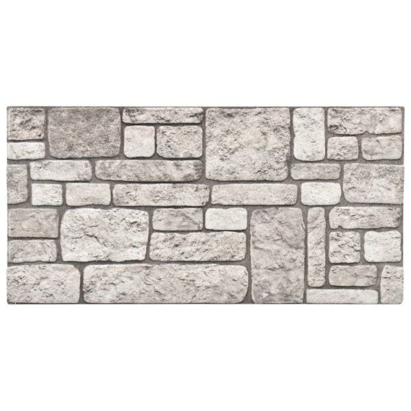 vidaXL 3D Wall Panels with Gray Brick Design 11 pcs EPS - Image 2